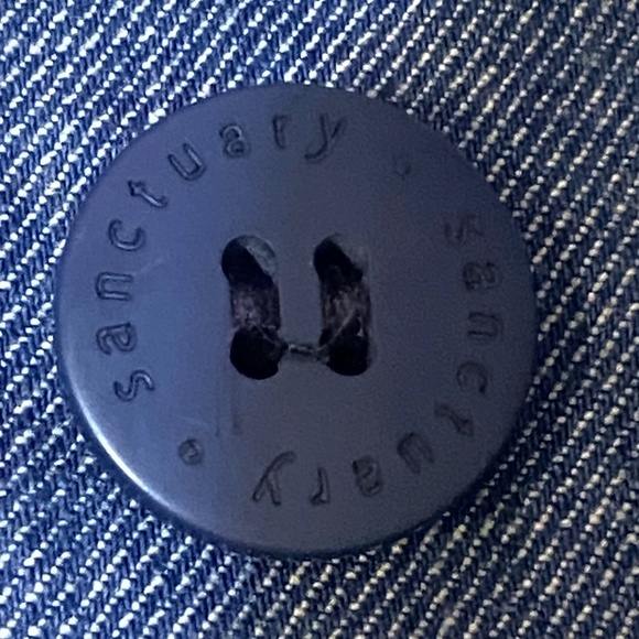 Sanctuary Linen/cotton blend wide leg sailor trouser jean. Sz 28 - Picture 10 of 15